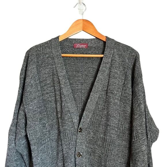Cooper grey wool blend cardigan. Size xl - Picture 2 of 10